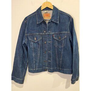 Vintage 70s LEVIS Big E Denim Trucker Jacket Type 3 size MEDIUM M - Macau